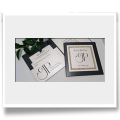 Hand Crafted wedding invitation package