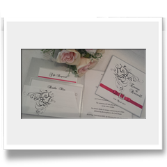 hand crafted customised invitation